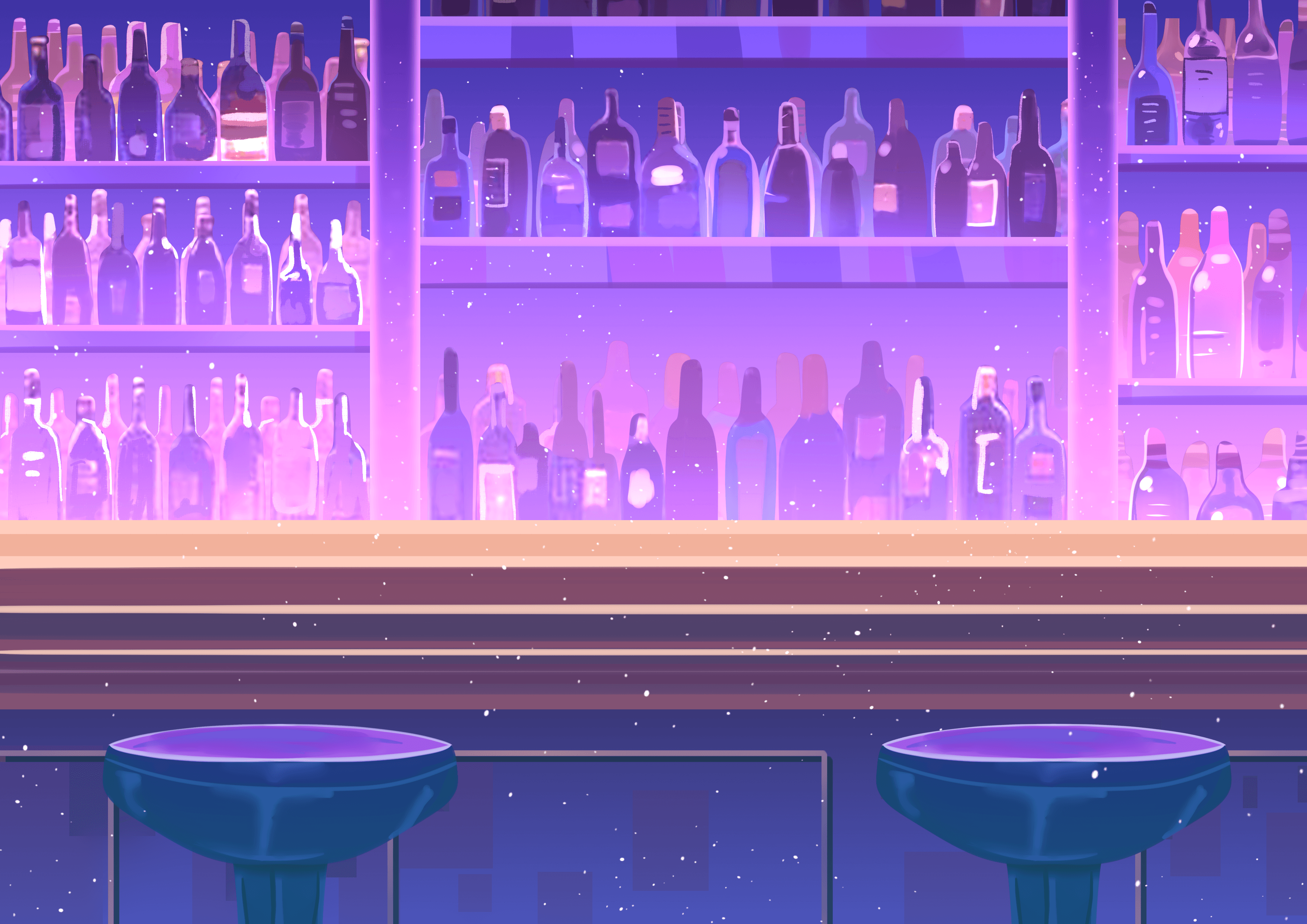 A blurred background image of a Succubus Bar